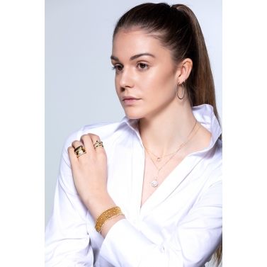 ANILLO ORO BLANCO CON DIAMANTES BLANCOS